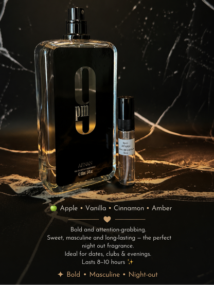 9PM Afnan eau de parfum